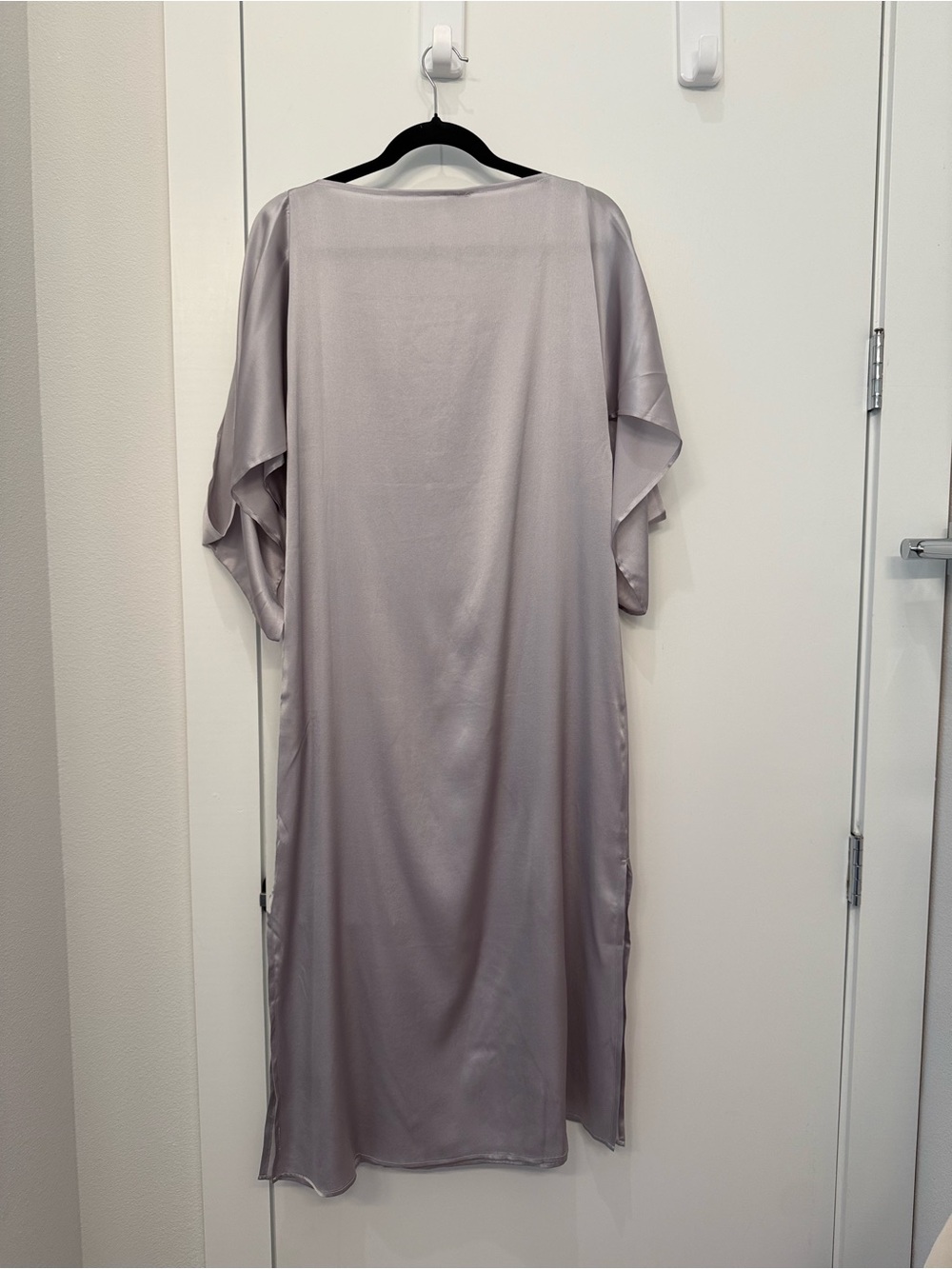 Baserange City Long Sleeve Dress - Silk Satin - Picture 12 of 13